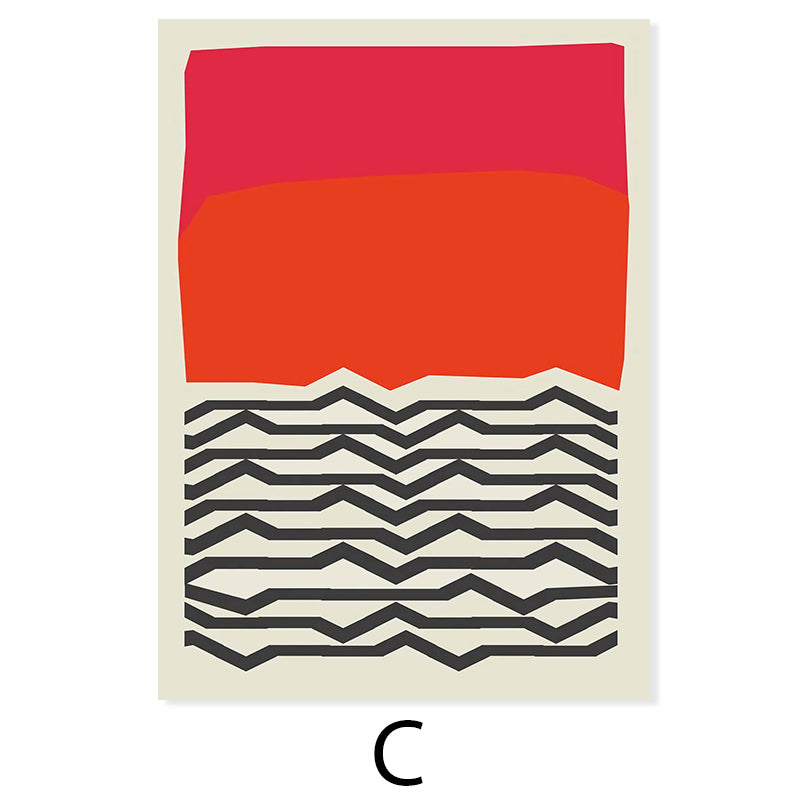 Modern Multicolored Abstract Geometric
