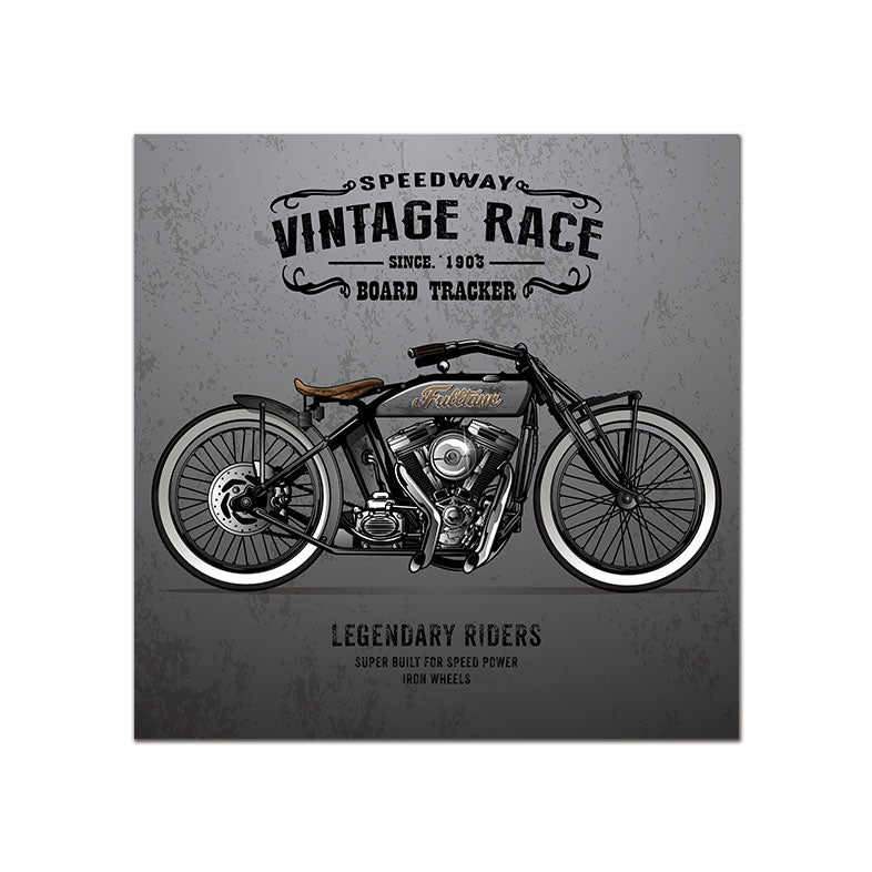 Vintage Poster Classic Motorcycle - Little Eudora