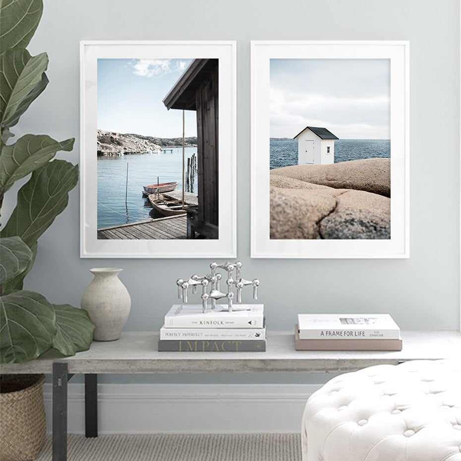 Boho Boats Archipelago River Landscape - Little Eudora