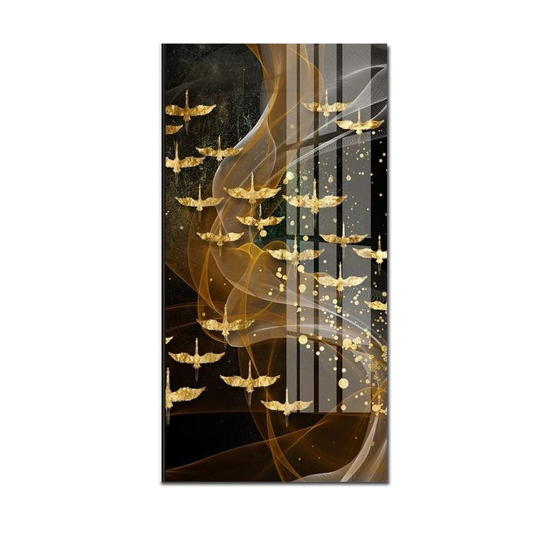 Golden Bird Wall Art - Little Eudora
