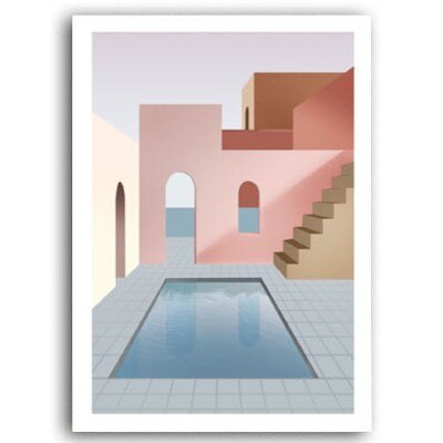 Abstract Still Life Scandinavia Geometric Wall Art - Little Eudora