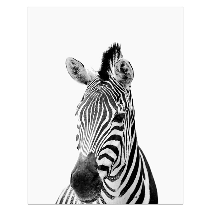 Animals Print Lion Zebra Elephant Wall Art - Little Eudora