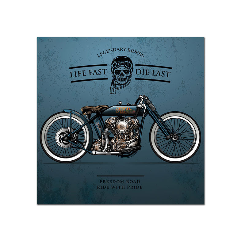 Vintage Poster Classic Motorcycle - Little Eudora