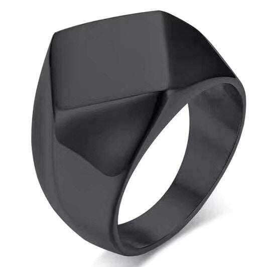 Stainless Steel Viking triangle love Ring vintage Hammer retro punk jewelry finger man engagement ring Boyfriend Gift OSR067