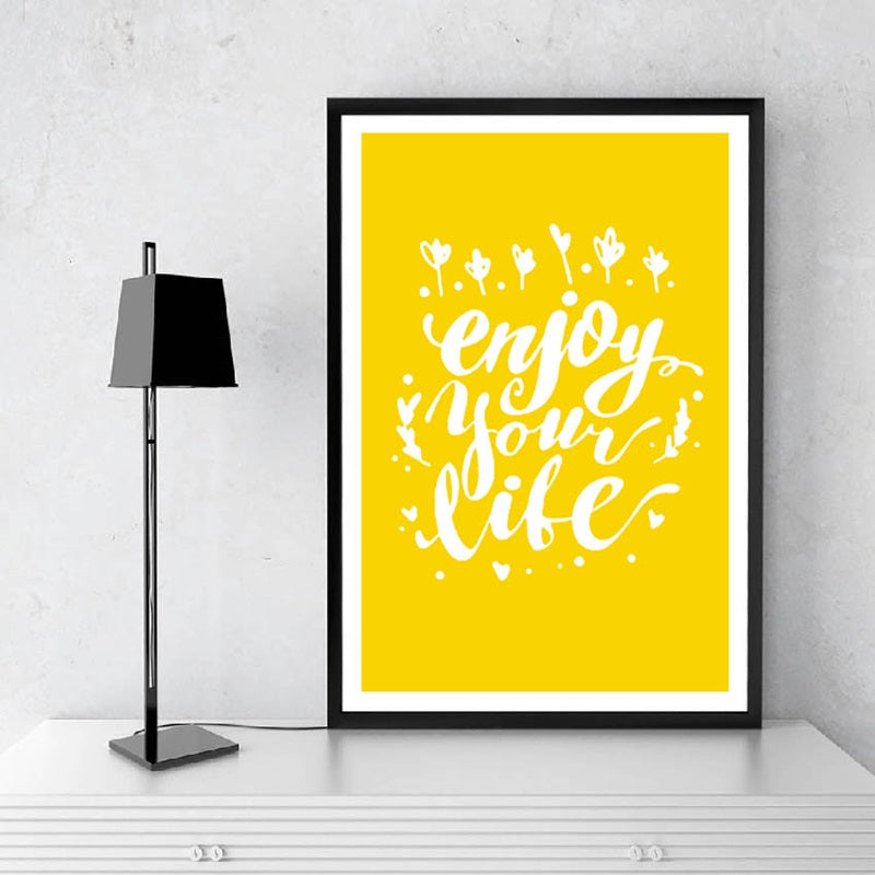 Yellow Theme Modern Nutrition Breakfast Wall Art - Little Eudora