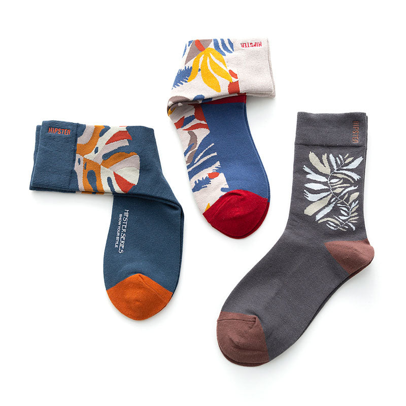 Unisex Harajuku Colorful Full Socks -1 Pair - Little Eudora