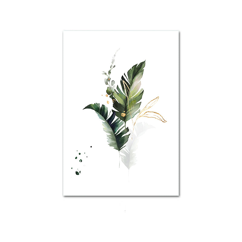 Watercolor Plant Canvas Wall Art - Little Eudora