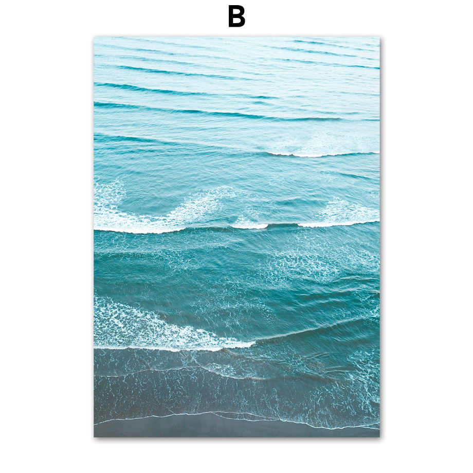 Beach Palm Tree Pineapple Ocean Wall Art - Little Eudora