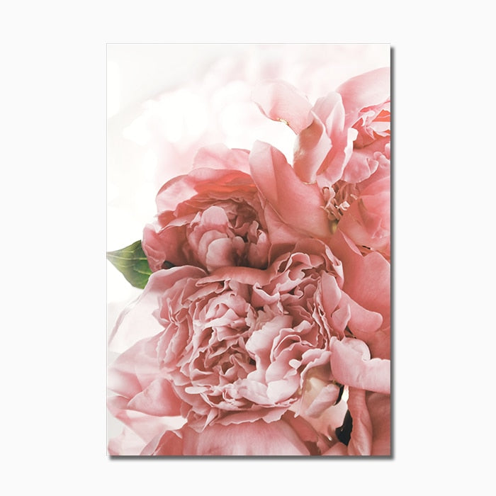 Pink Green Flower Leaf Nordic - Little Eudora