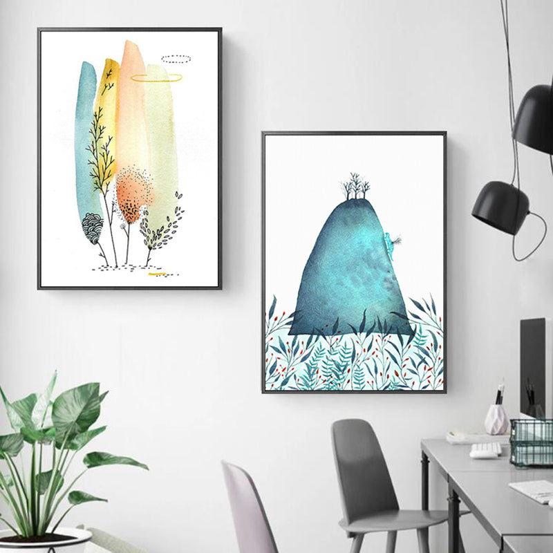 Nordic Fresh Plant Wall Art - Little Eudora