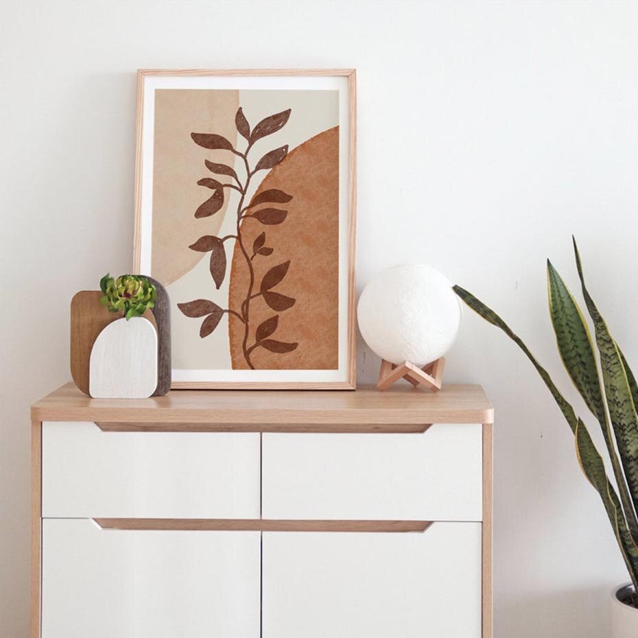 Modern Terracotta Boho Sun Moon Wall Art - Little Eudora