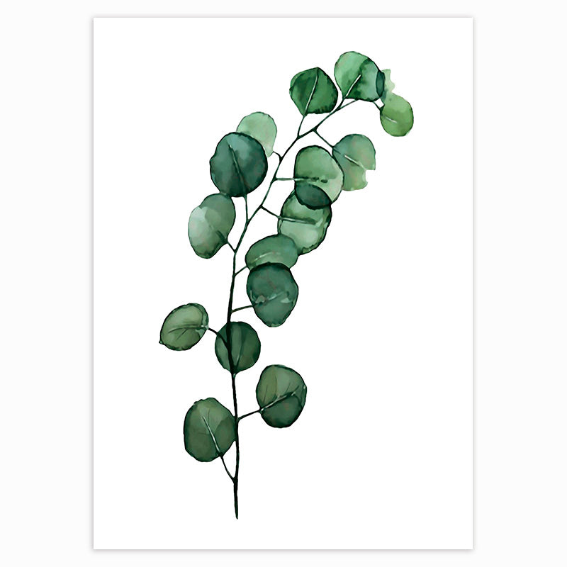 Tropical Plants Poster Green Leaves - Little Eudora