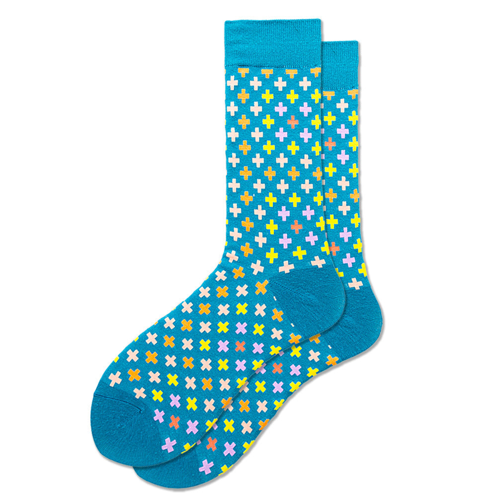 Unisex Happy Fruits and Cartoon Socks - 1 Pair - Little Eudora