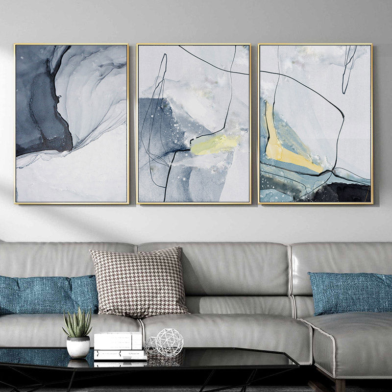 Marble Stone Texture Abstract Wall Art - Little Eudora