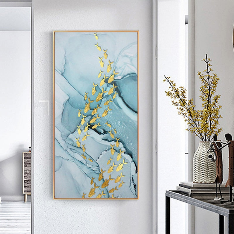 Koi Fish Feng Shui Wall Art