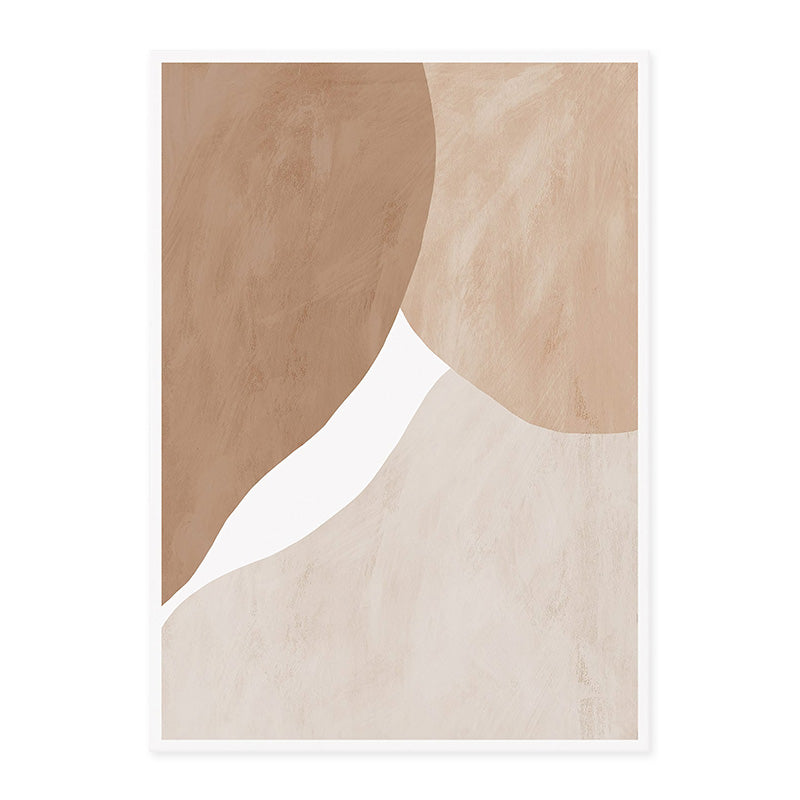 Modern Beige Brown Abstract Geometric - Little Eudora
