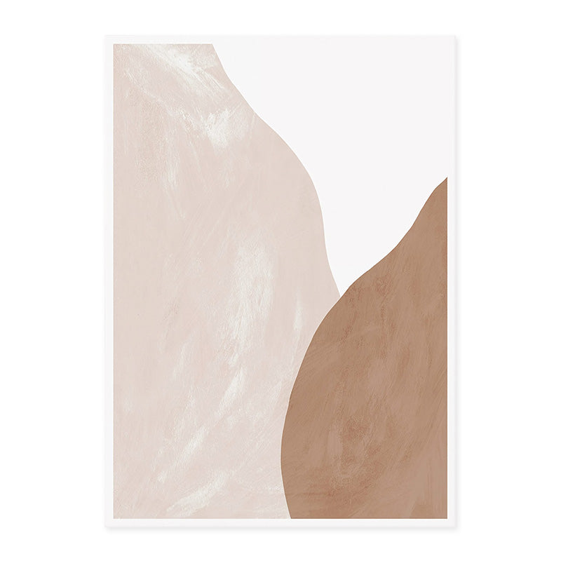 Modern Beige Brown Abstract Geometric - Little Eudora