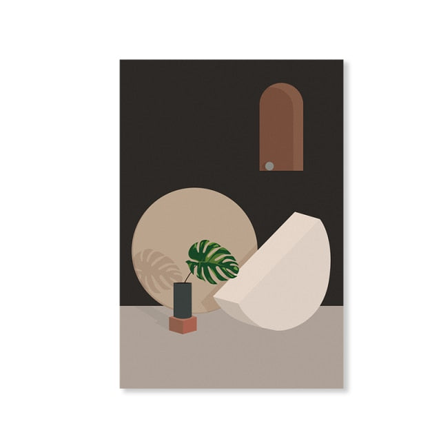 Abstract Geometric Scandinavia Wall Art
