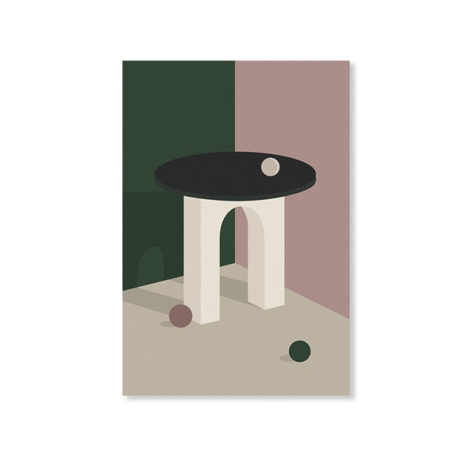 Abstract Geometric Scandinavia Wall Art