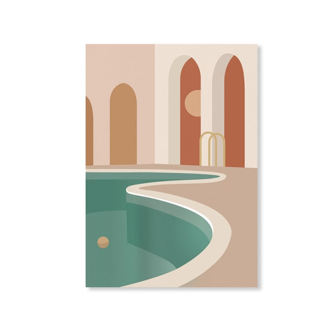 Abstract Geometric Scandinavia Wall Art