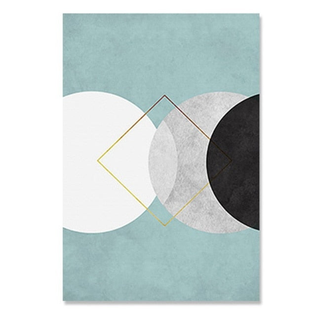 Nordic Wall Poster Abstract Modern Wall Art
