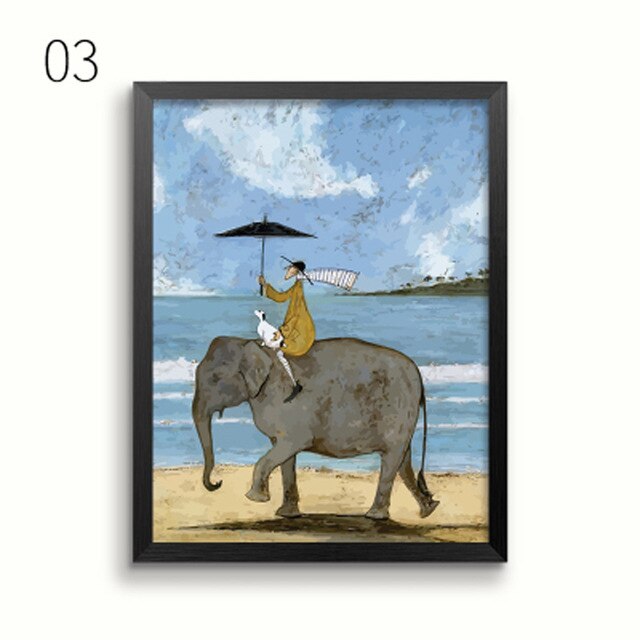 Gohipang Happy Family Abstract Wall Art