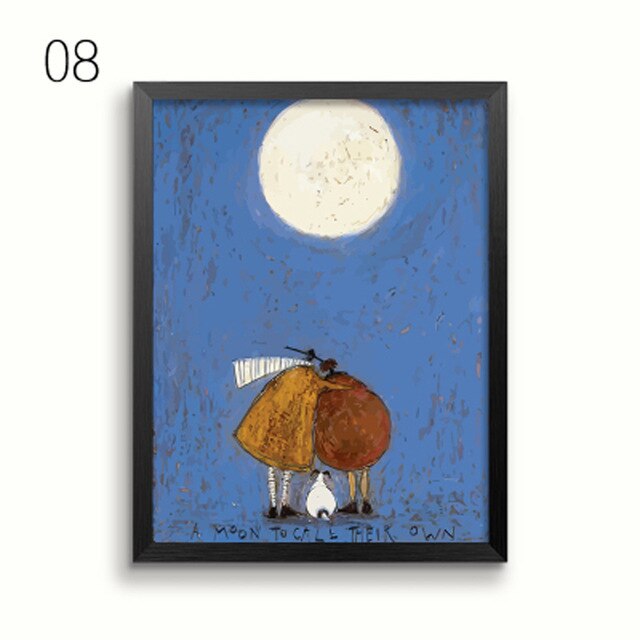 Gohipang Happy Family Abstract Wall Art