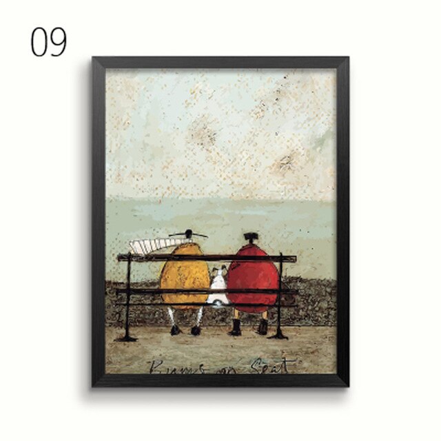Gohipang Happy Family Abstract Wall Art