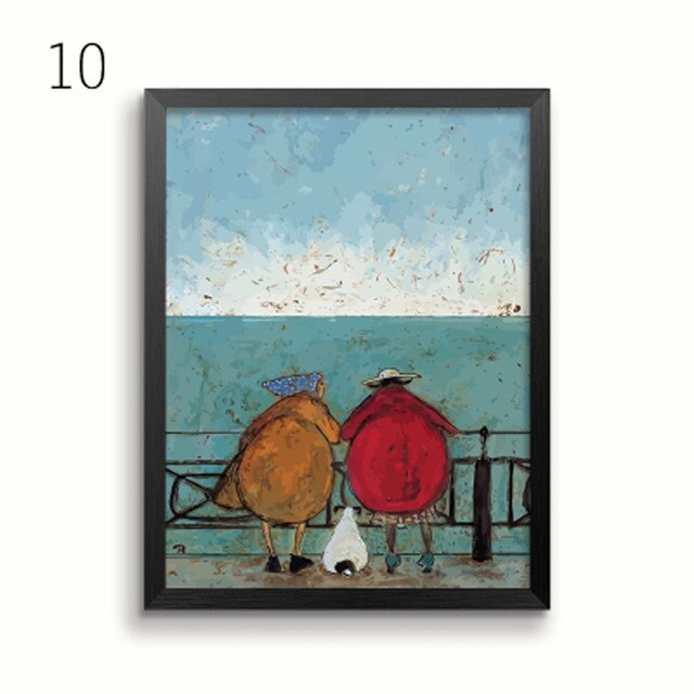Gohipang Happy Family Abstract Wall Art