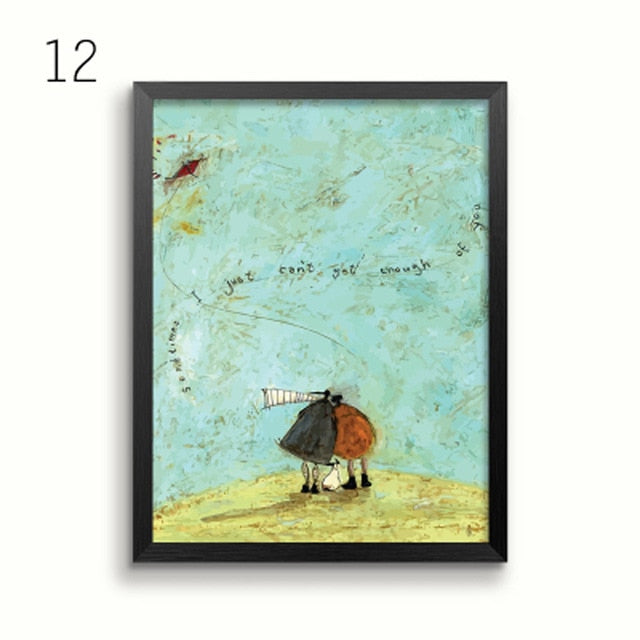 Gohipang Happy Family Abstract Wall Art