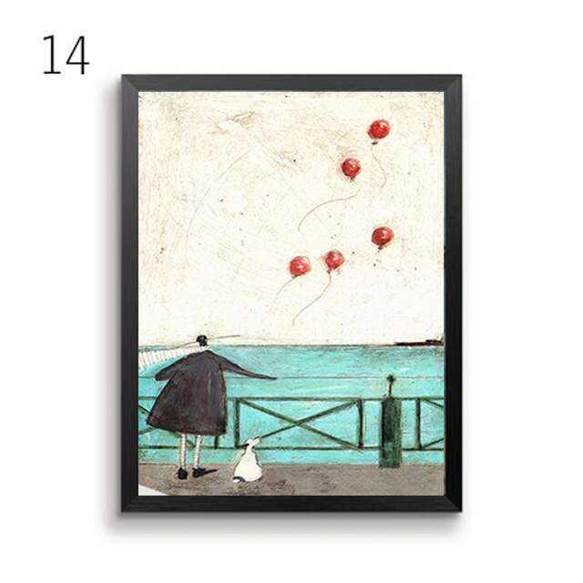Gohipang Happy Family Abstract Wall Art