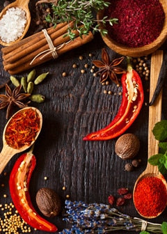 Canvas Prints - Vegetable, Grains and Spices