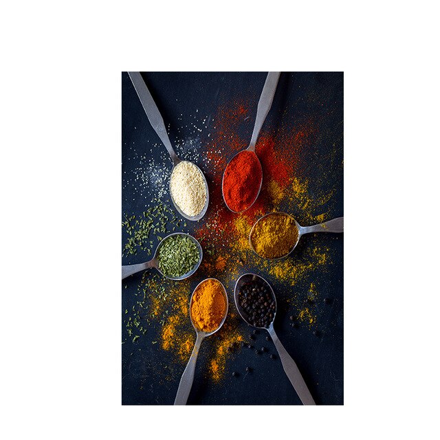 Canvas Prints - Vegetable, Grains and Spices