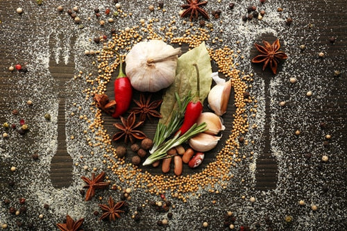 Canvas Prints - Vegetable, Grains and Spices