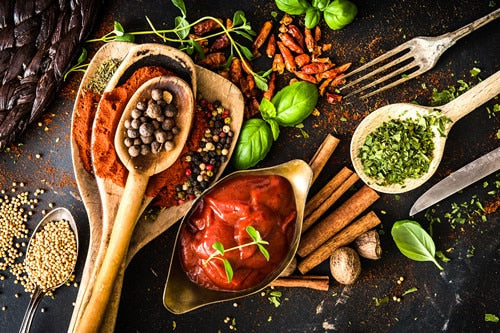 Canvas Prints - Vegetable, Grains and Spices