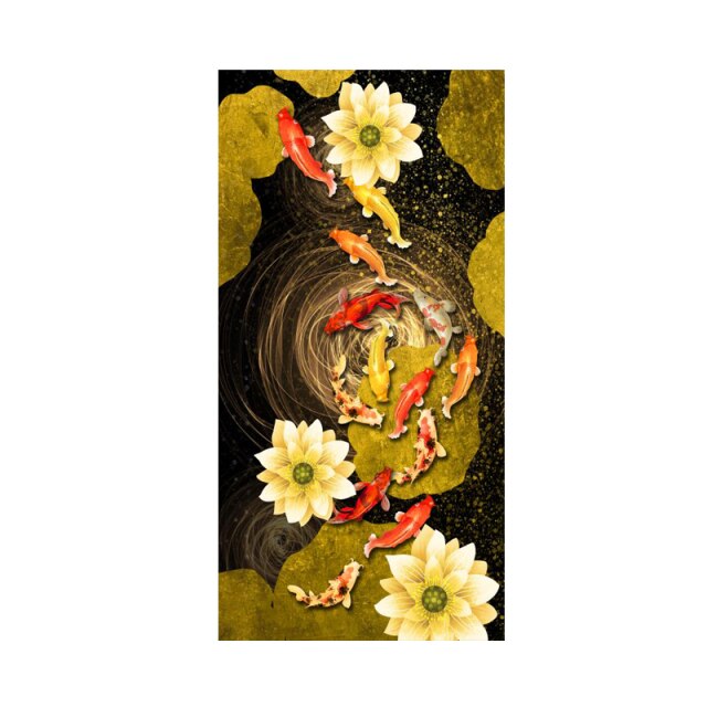 Koi Fish Feng Shui Wall Art