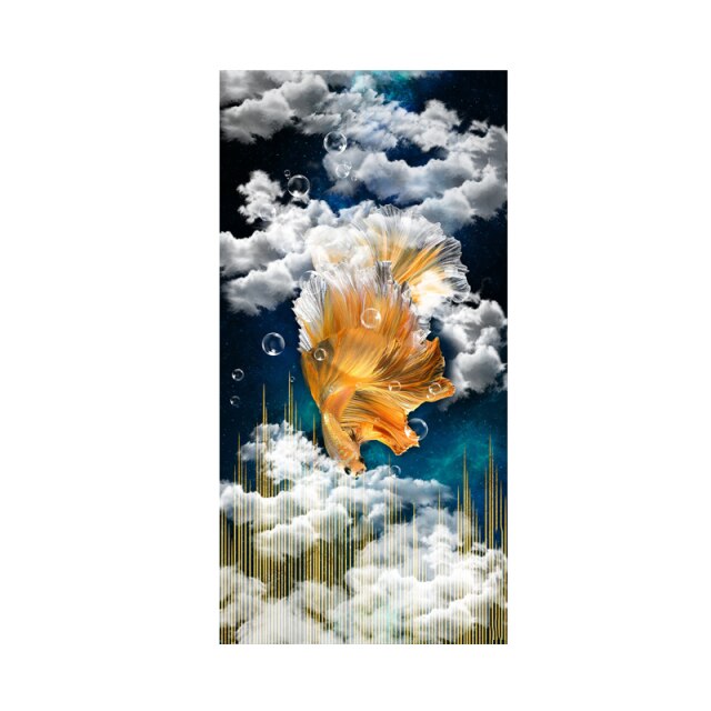 Koi Fish Feng Shui Wall Art