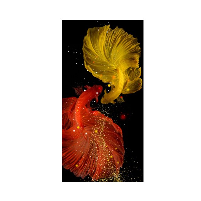 Koi Fish Feng Shui Wall Art