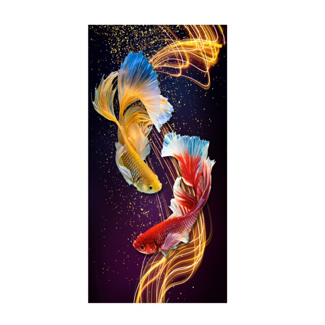 Koi Fish Feng Shui Wall Art