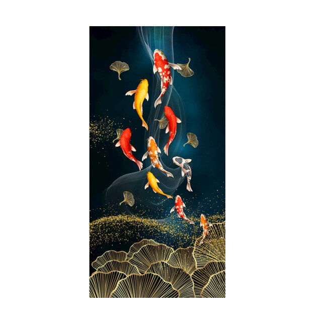Koi Fish Feng Shui Wall Art