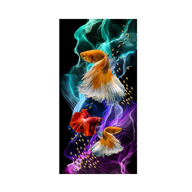 Koi Fish Feng Shui Wall Art