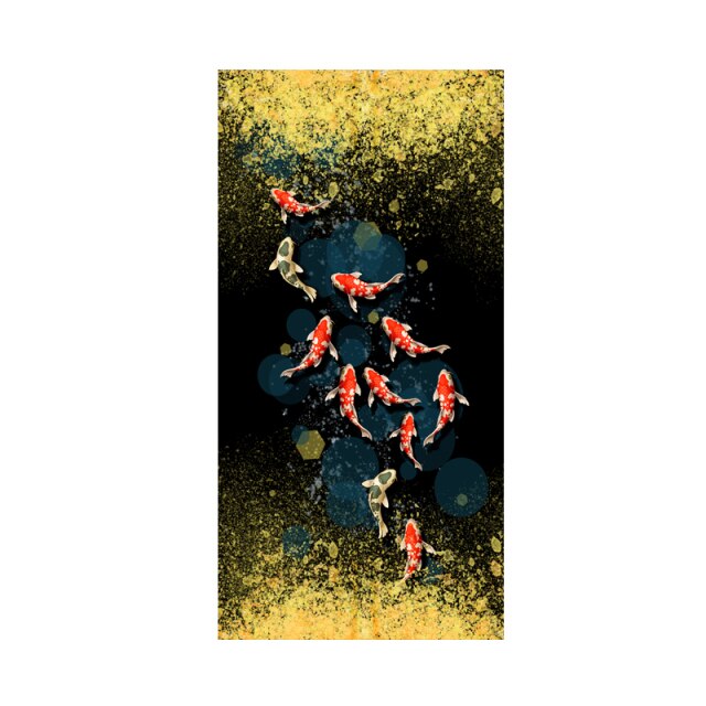 Koi Fish Feng Shui Wall Art