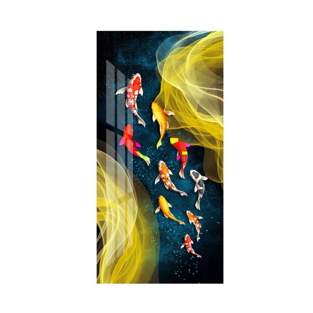 Koi Fish Feng Shui Wall Art