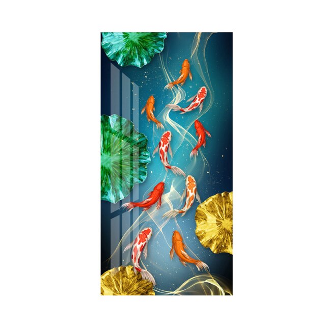 Koi Fish Feng Shui Wall Art