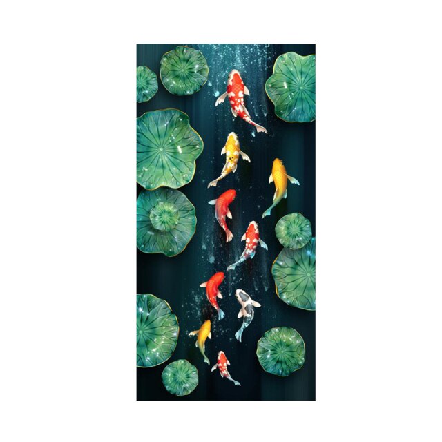 Koi Fish Feng Shui Wall Art
