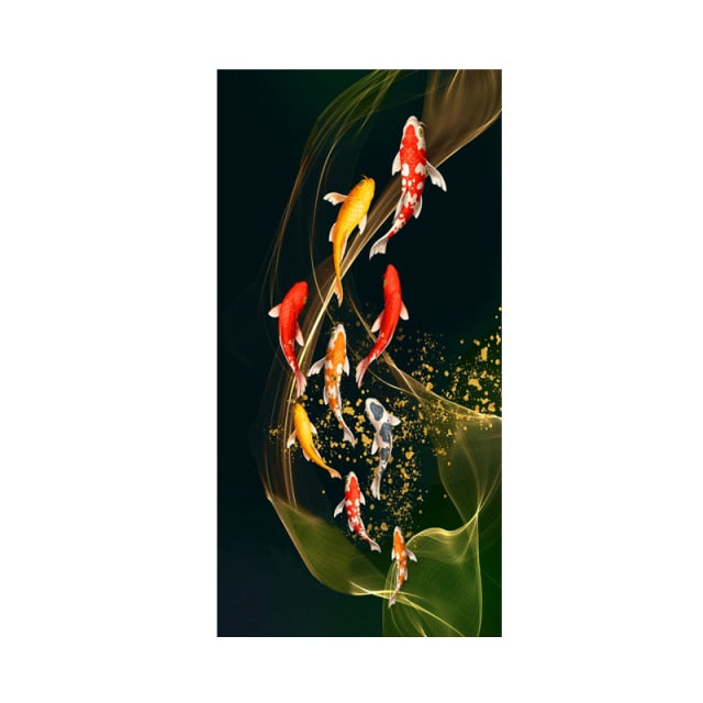 Koi Fish Feng Shui Wall Art