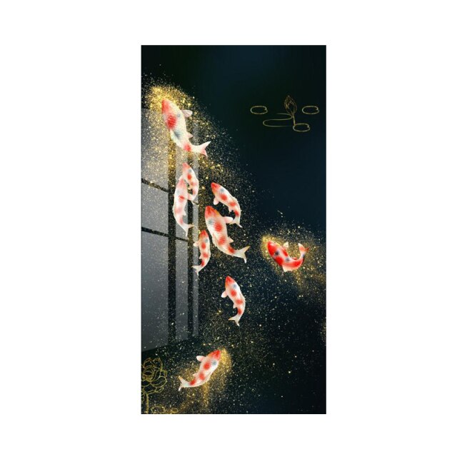 Koi Fish Feng Shui Wall Art