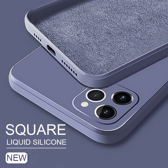 High Quality Liquid Silicone iPhone Case For Apple iPhone 13 12 11 Pro Max mini SE XR X XS