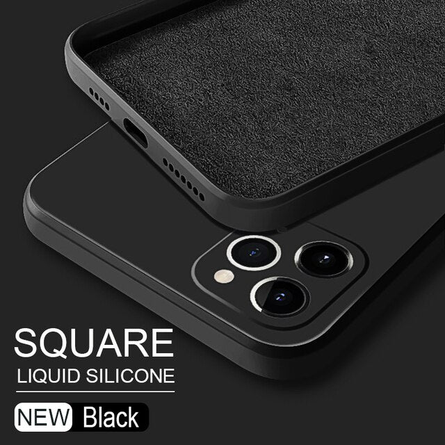 High Quality Liquid Silicone iPhone Case For Apple iPhone 13 12 11 Pro Max mini SE XR X XS