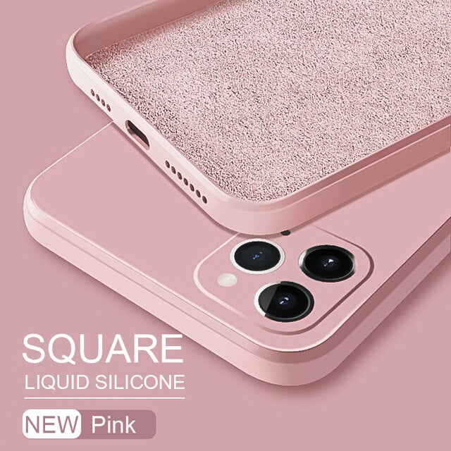 High Quality Liquid Silicone iPhone Case For Apple iPhone 13 12 11 Pro Max mini SE XR X XS